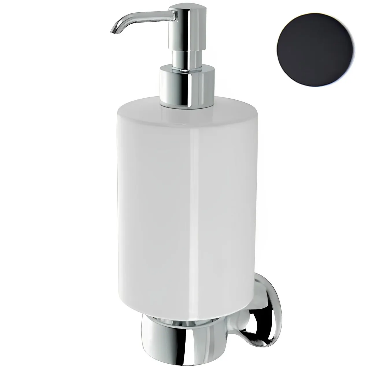 Дозатор жидкого мыла Webert Opera OA500201560, черный — фото 1, Дозаторы