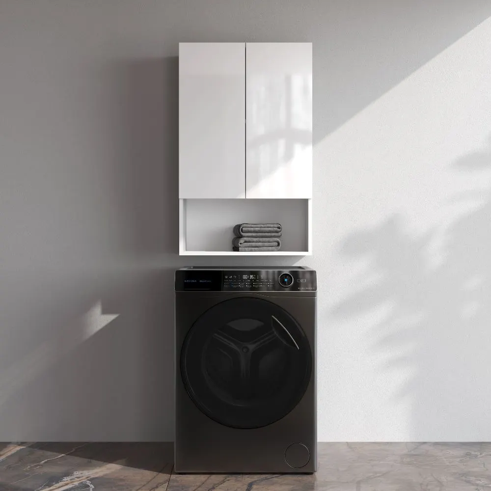 Товар: M85CHX06021WG X-Joy, Шкаф навесной с дверками и открытой полкой, 60 см, белый глянец - фото 7 M85CHX06021WG X-Joy, Шкаф навесной с дверками и открытой полкой, 60 см, белый глянец — фото 7, Шкафы для ванной