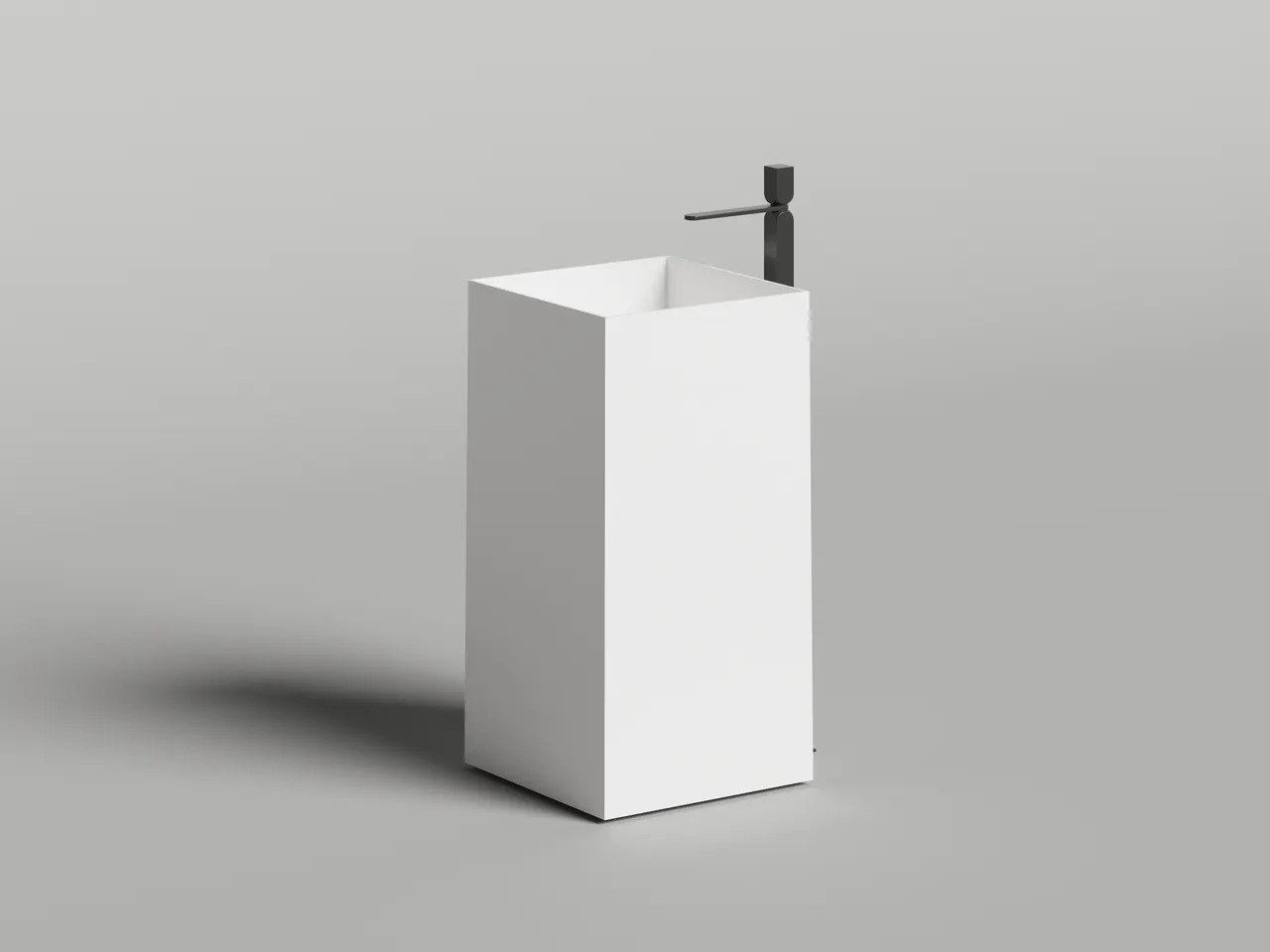 Раковина напольная ARMONIA SQUARE 01 покраска по RAL полностью 130521MF — фото 1, Раковины