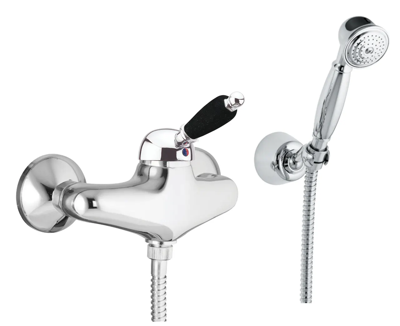 Товар: Смеситель для душа Fiore IMPERIAL BLACK 89CR5127, хром - фото 1 Смеситель для душа Fiore IMPERIAL BLACK 89CR5127, хром — фото 1, Смеситель для душа