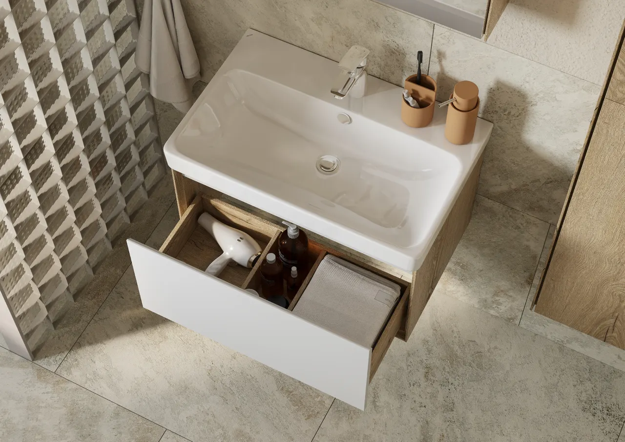 Товар: Раковина SANTEK Адриана 70 мебельная белый (WH501628) - фото 6 Раковина SANTEK Адриана 70 мебельная белый (WH501628) — фото 6, Раковины подвесные