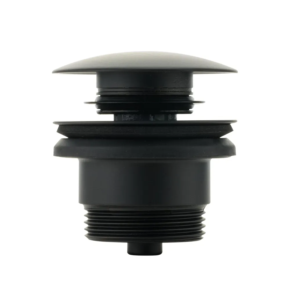 RICAMBI Донный клапан "click-clack" под перелив, черный матовый 30848 — фото 3, Донные клапаны