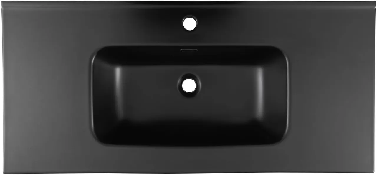 Товар: Раковина Aquanet Flat 100 черная матовая 00329257 - фото 2 Раковина Aquanet Flat 100 черная матовая 00329257 — фото 2, Раковины