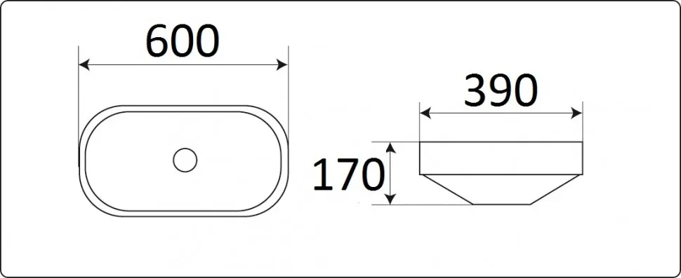 Товар: Умывальник CeramaLux 5006C - фото 1 Умывальник CeramaLux 5006C — фото 1, Раковины