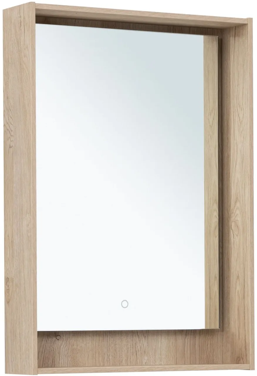 Товар: Зеркало Aquanet Милан 60 дуб светлый 00336403 - фото 1 Зеркало Aquanet Милан 60 дуб светлый 00336403 — фото 1, Зеркала в ванную комнату