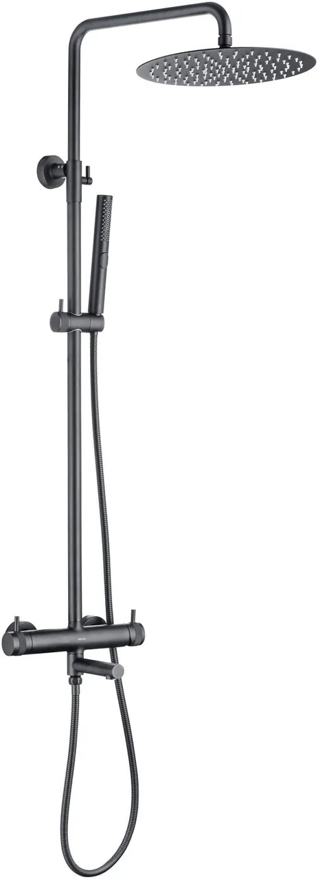 Товар: Душевая стойка Allen Brau Priority 5.31A10-MG графит браш - фото 1 Душевая стойка Allen Brau Priority 5.31A10-MG графит браш — фото 1, Душевые стойки