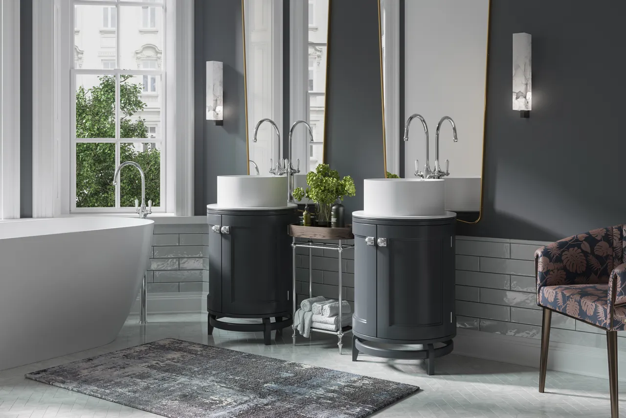 Раковина VEGA Nano Concrete 40,4 Х 40,4 2.02.022.44.4 — фото 2, Раковины