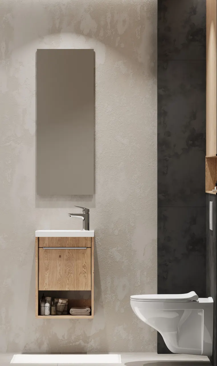 Товар: Зеркало АЛЬМА 40, прямоугольное 1A287602A3010 - фото 4 Зеркало АЛЬМА 40, прямоугольное 1A287602A3010 — фото 4, Зеркала в ванную комнату