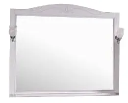 Комплект мебели для ванной Салерно 105 (Белый Патина Серебро) 969701 — фото 1, Готовые комплекты для ванной комнаты