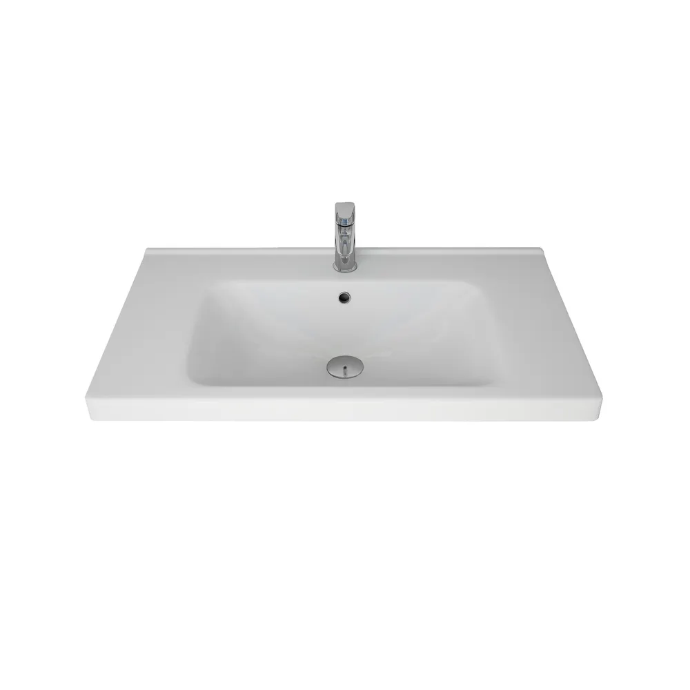 ГАРМОНИЯ, 80 см, мебельный умывальник, керамический, Dreja 640207 — фото 1, Раковины