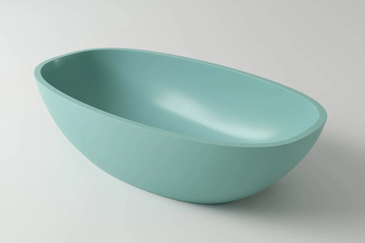 Раковина TEFIA Soft Rock Color 63 Х 34,5 RAL* 1.02.008.11.3 — фото 4, Раковины