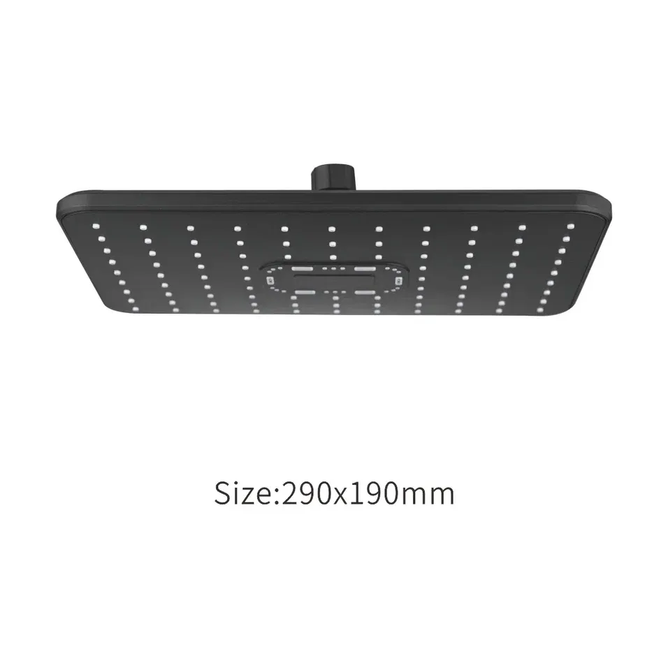 Товар: Верхний душ Rose RH32H, черный - фото 1 Верхний душ Rose RH32H, черный — фото 1, Верхние души