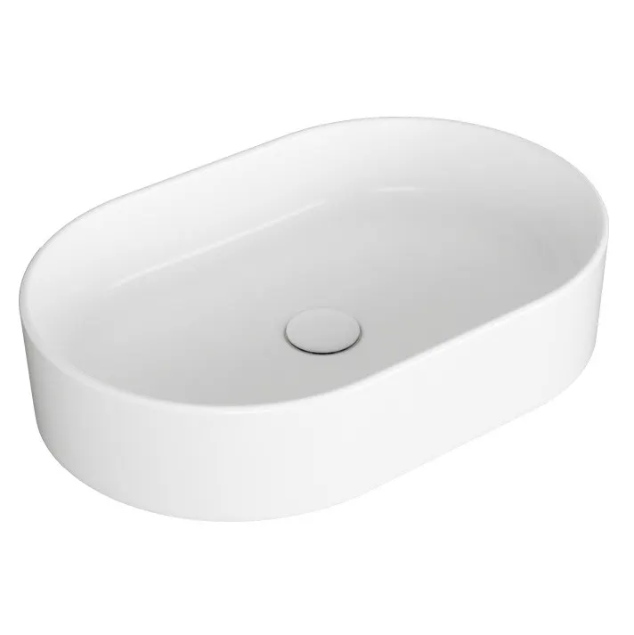 Раковина SIMAS FOLIO накладная без отверстий цвет белый FO02 — фото 1, Раковины накладные