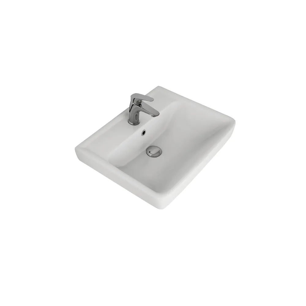 Q, 55 см, мебельный умывальник, керамический, Dreja 195476 — фото 3, Раковины