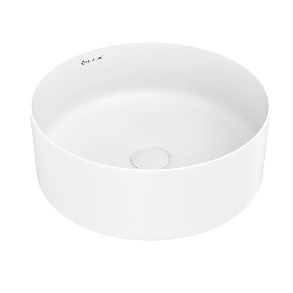 Товар: Раковина чаша Terminus Аврора 06RN41x41x14W, белый - фото 1 Раковина чаша Terminus Аврора 06RN41x41x14W, белый — фото 1, Раковины накладные