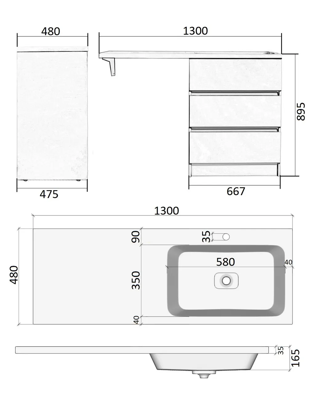 Товар: Orange Sistema ST-70TUW+RAR Тумба напольная с правой раковиной 130 см под стиральную машину, белый ST-70TUW+RAR - фото 1 Orange Sistema ST-70TUW+RAR Тумба напольная с правой раковиной 130 см под стиральную машину, белый ST-70TUW+RAR — фото 1, Тумбы под раковину