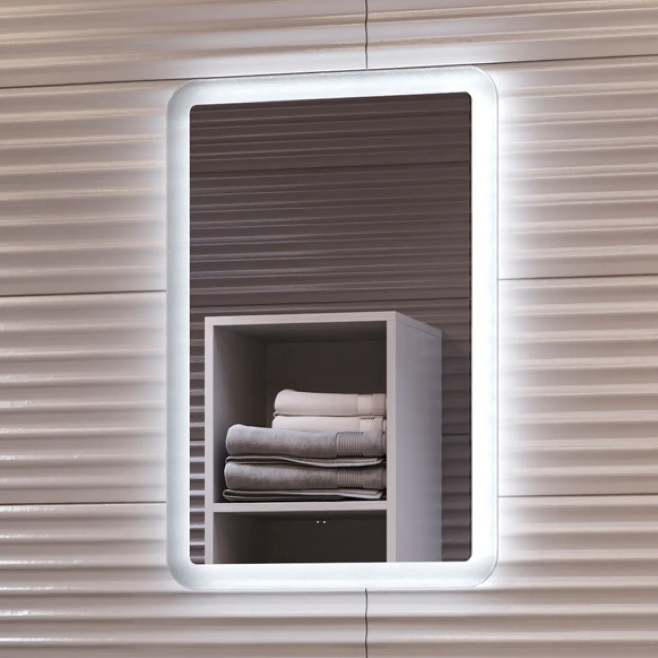 Зеркало с подсветкой VIGO Wing Classic 400 079 — фото 3, Зеркала в ванную комнату