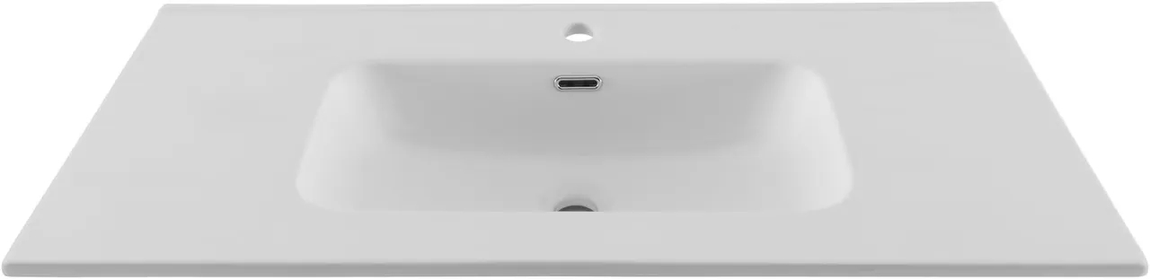 Раковина Aquanet Flat 100 белая матовая 00330426 — фото 5, Раковины