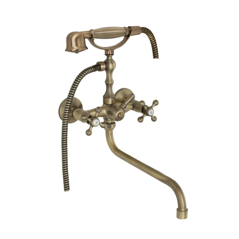 Товар: AGATHA Смеситель д/ванны с поворотным изливом L40 см. и ручным душем, бронза VR.AGT-3705.BR - фото 1 AGATHA Смеситель д/ванны с поворотным изливом L40 см. и ручным душем, бронза VR.AGT-3705.BR — фото 1, Смеситель для ванны