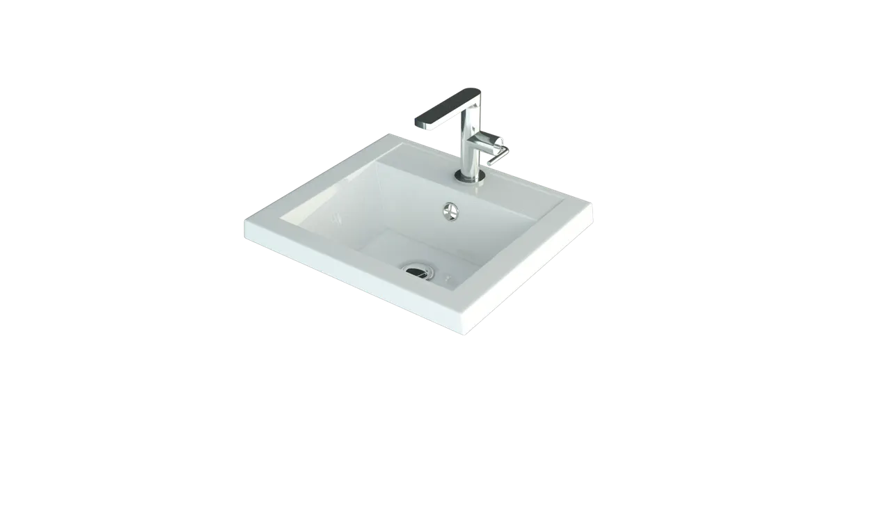 Раковина мебельная и на столешницу Alice 50 4627173210294 — фото 1, Раковины накладные