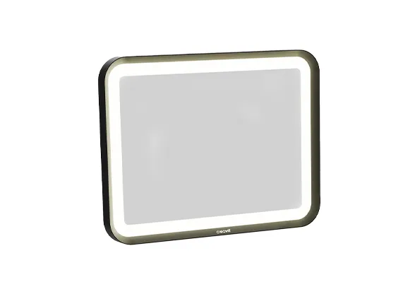 TRUVA Зеркало с подсветкой 55 см ЧЕРНОЕ МАТОВОЕ TR4085.01.MSY — фото 1, Зеркала в ванную комнату