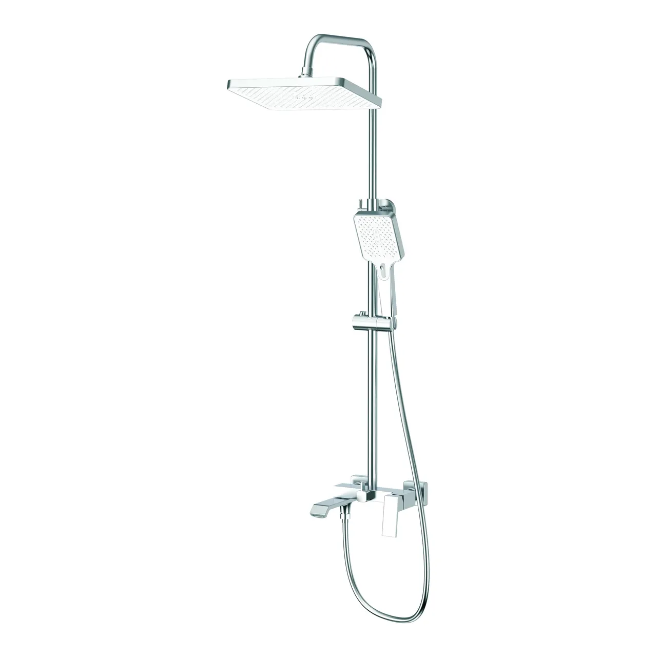 Товар: Душевая система Haiba HB24575, хром - фото 1 Душевая система Haiba HB24575, хром — фото 1, Душевые системы