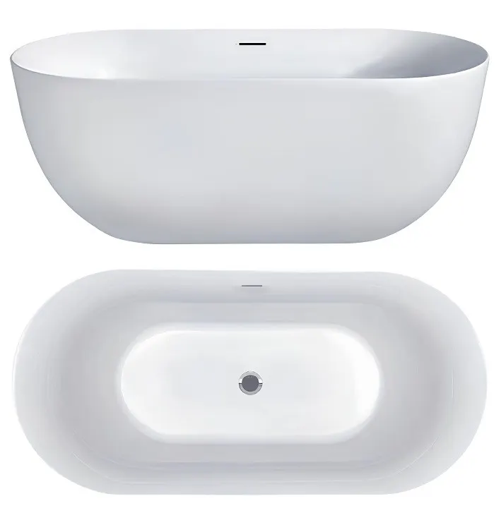 Ванна HATRIA Ванны Y7AX01 отдельностоящая цвет белый — фото 1, Ванны