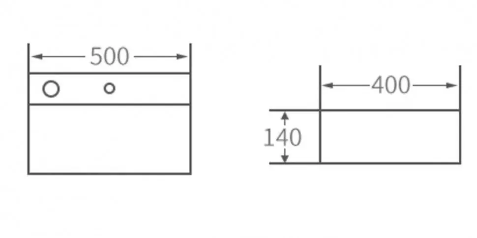 Раковина Ceramalux 6252L — фото 1, Раковины