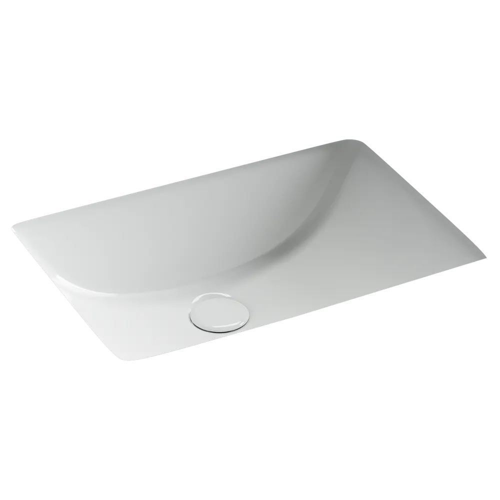 Раковина встраиваемая снизу Ceramicanova Era, с отверстием слива - перелива 515x380x195 мм, белый, арт.CN15001 — фото 1, Раковины встраиваемые снизу