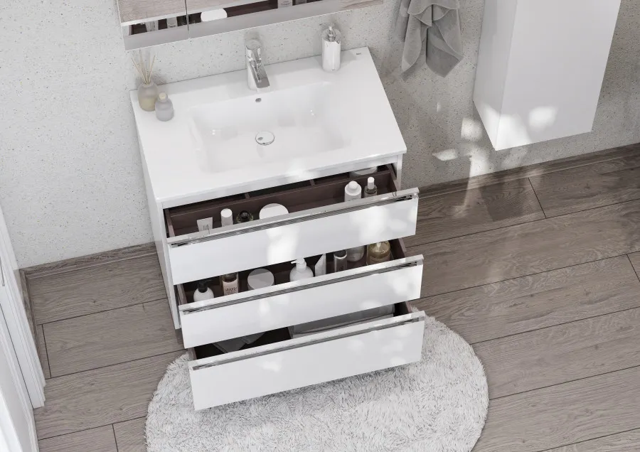 Товар: GAP Мебельная раковина 80, белая, ROCA 73279A4000 - фото 5 GAP Мебельная раковина 80, белая, ROCA 73279A4000 — фото 5, Раковины