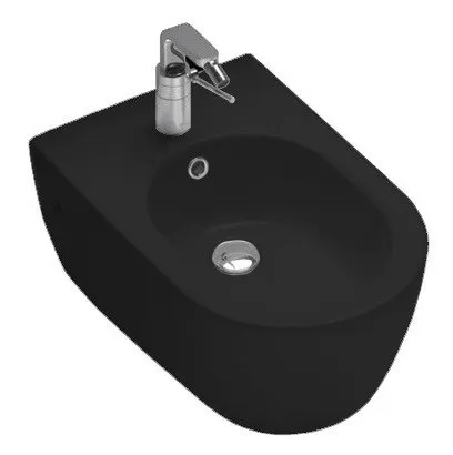 Биде HATRIA Fusion A0Y1D902 подвесное цвет черный матовый — фото 1, Биде подвесные