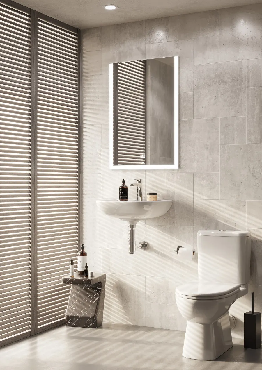 Товар: ACCESS Унитаз-компакт, косой выпуск, 2-х режимная арматура, сиденье дюропласт Soft-close, Cip up, RO 734P23900Y - фото 11 ACCESS Унитаз-компакт, косой выпуск, 2-х режимная арматура, сиденье дюропласт Soft-close, Cip up, RO 734P23900Y — фото 11, Напольные унитазы