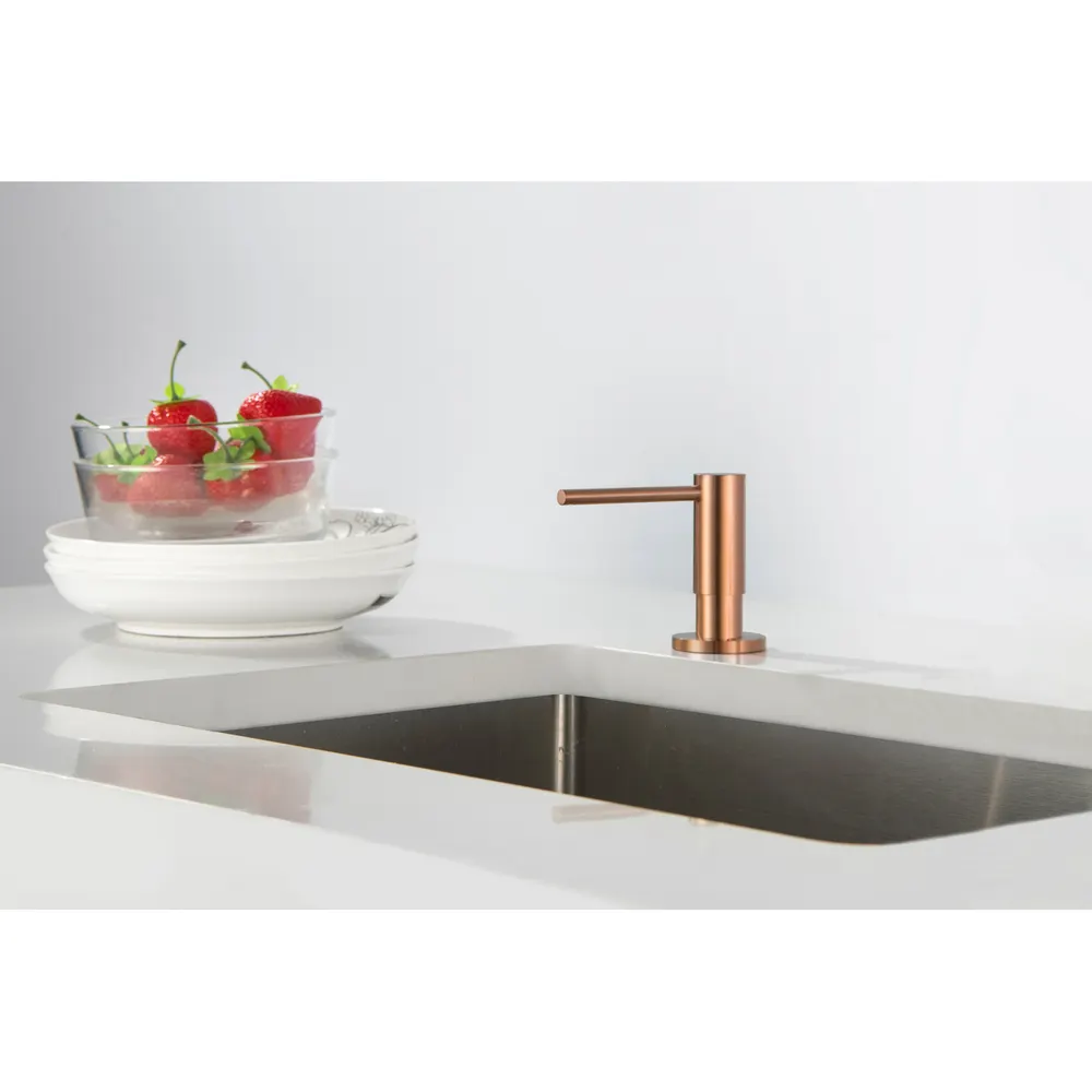 Дозатор встраиваемый Timo Saona 13139/19 розовое золото — фото 1, Дозаторы