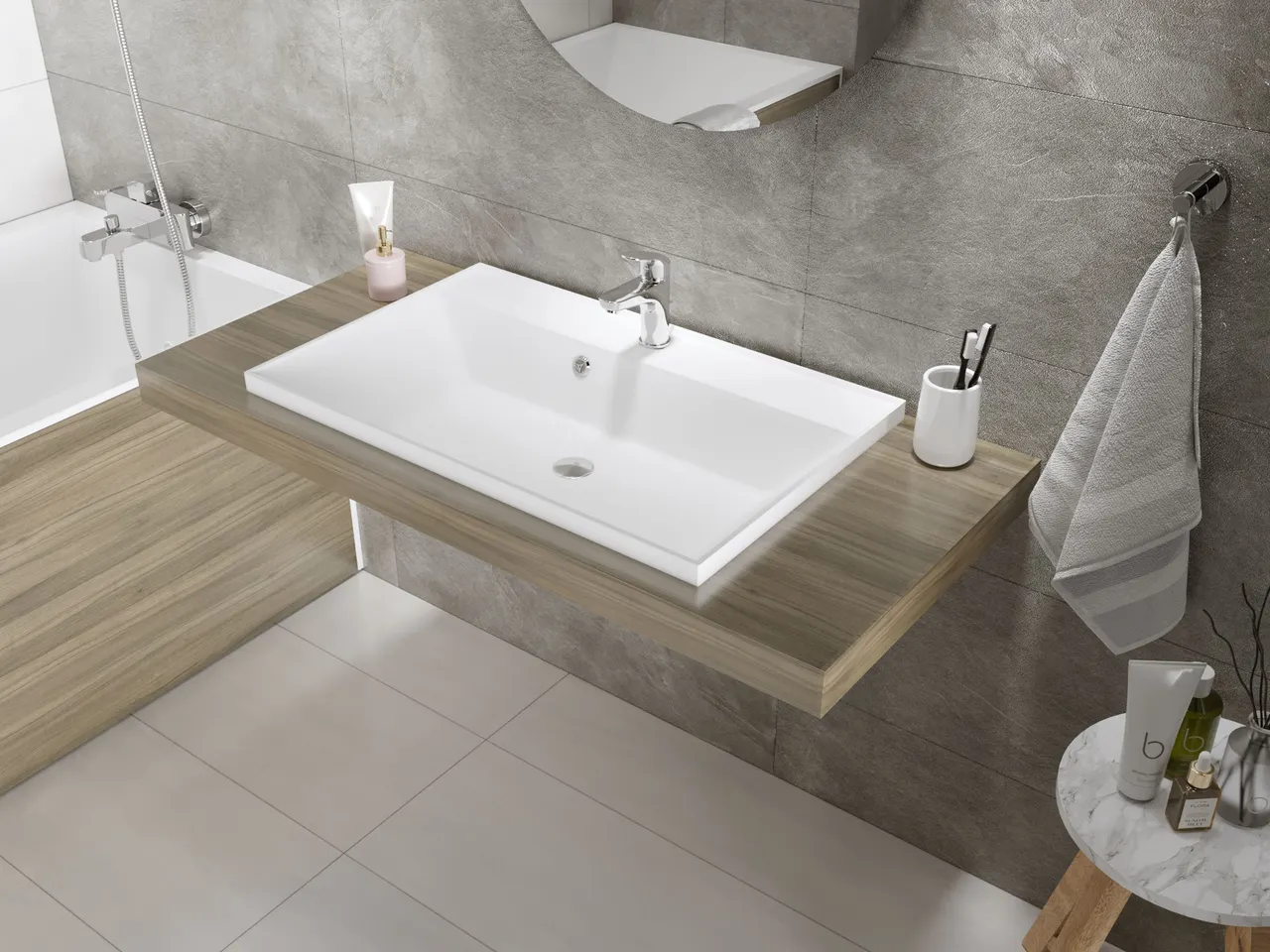 Товар: Раковина мебельная и на столешницу Classica 80 (МАТ) 4627173210829 - фото 6 Раковина мебельная и на столешницу Classica 80 (МАТ) 4627173210829 — фото 6, Раковины накладные