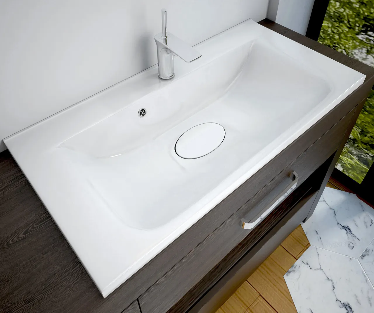 Раковина "Bali 90 silk" 900х450 ФР-00014913 — фото 4, Раковины