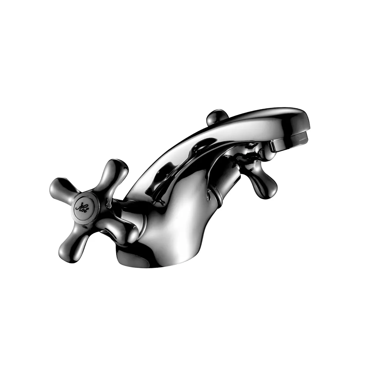 Товар: H02 Смеситель для раковины, монолит.излив 84мм, р/ДВ, хром, ROS, H02-61 - фото 2 H02 Смеситель для раковины, монолит.излив 84мм, р/ДВ, хром, ROS, H02-61 — фото 2, Смесители для раковины