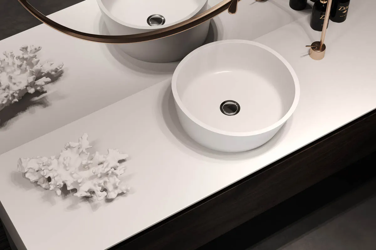 Раковина ALMATEA Soft Rock Color 42 Х 42 RAL* 1.02.002.11.3 — фото 1, Раковины