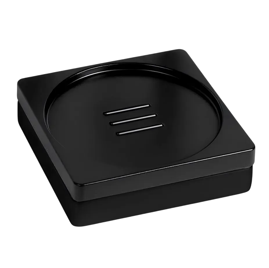 Мыльница COLOMBO DESIGN MINI Q B5040.NM настольная цвет черный матовый — фото 3, Мыльницы