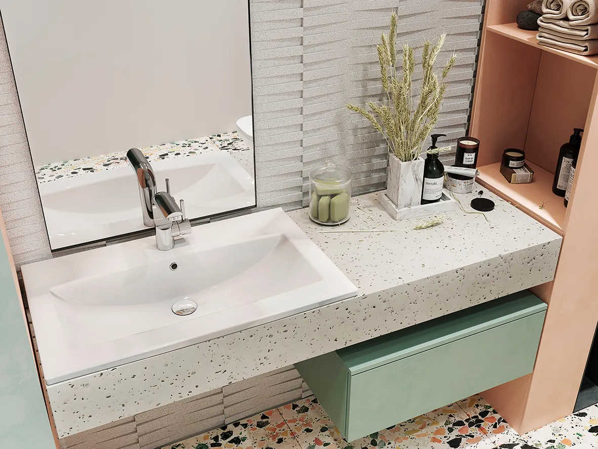 Раковина SANTEK Элина 75 мебельная белый (WH501619) — фото 6, Раковины подвесные