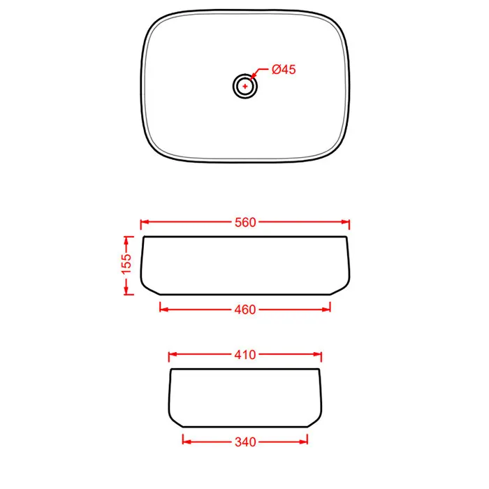 Раковина Artceram Cognac Quadro накладная без отверстий цвет Blue denim COL009 37 00 — фото 1, Раковины накладные