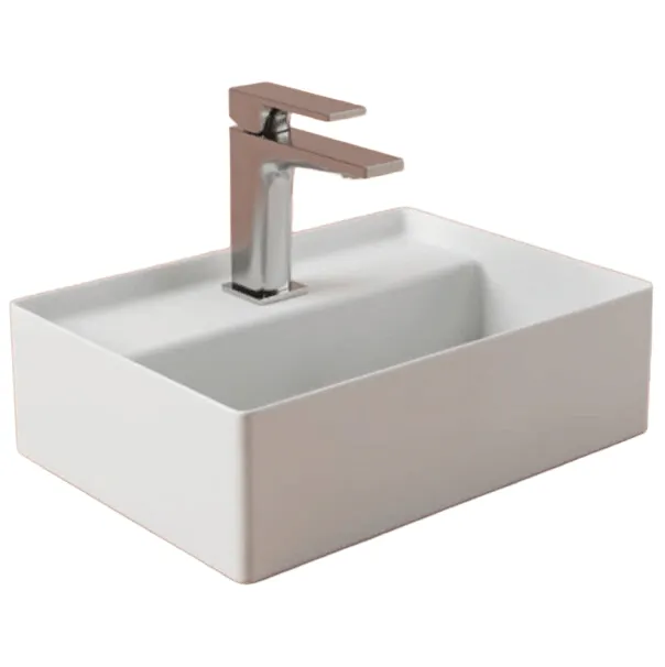 Раковина Artceram Scalino подвесная/накладная с одним отверстием цвет белый SCL0050100 SCL005 01 00 — фото 3, Раковины подвесные