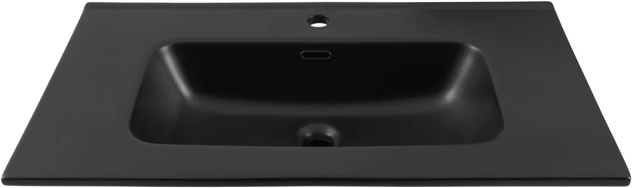 Товар: Раковина Aquanet Flat 80 черная матовая 00329255 - фото 4 Раковина Aquanet Flat 80 черная матовая 00329255 — фото 4, Раковины