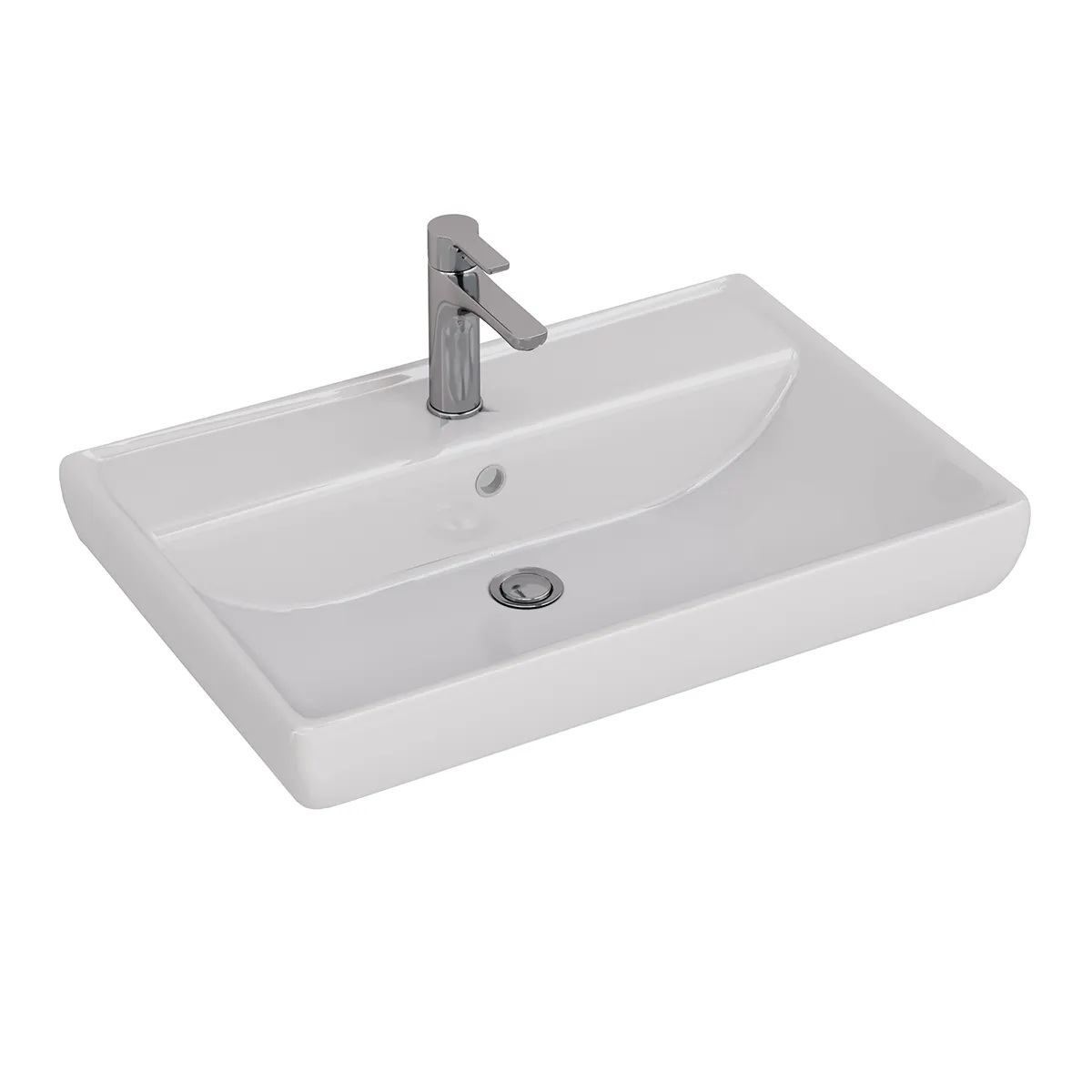 Раковина керамическая "Q70" 191645 — фото 4, Раковины