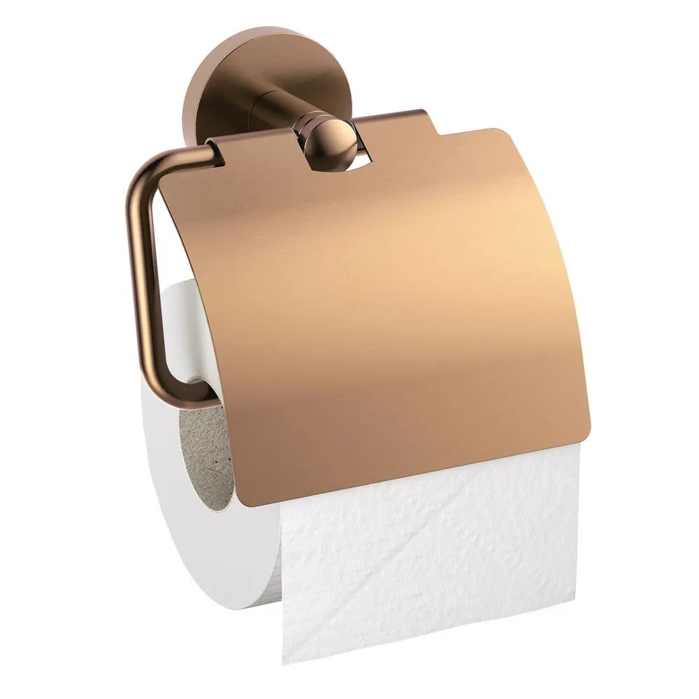 Товар: Бумагодержатель Timo Saona 13042/19 розовое золото - фото 1 Бумагодержатель Timo Saona 13042/19 розовое золото — фото 1, Держатели туалетной бумаги