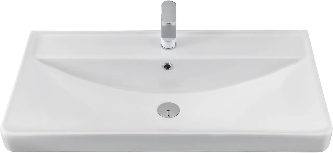 Товар: Раковина Aquanet Ирис 90 белая 00323883 - фото 6 Раковина Aquanet Ирис 90 белая 00323883 — фото 6, Раковины