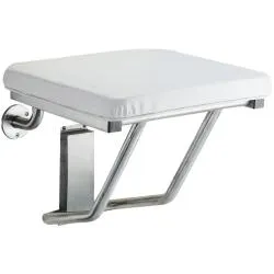 Товар: Мягкое сиденье для душа из нержавеющей стали матовой 15066.S - фото 1 Мягкое сиденье для душа из нержавеющей стали матовой 15066.S — фото 1, Сиденья