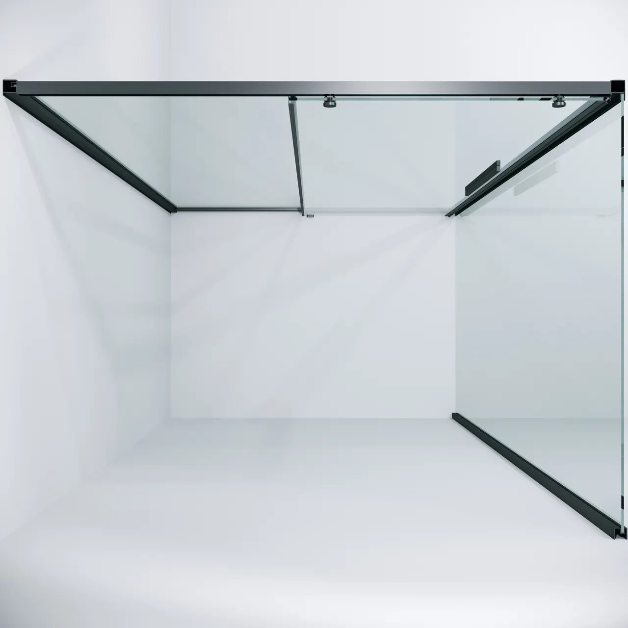 Товар: Душевое ограждение Niagara Nova NG-34-12AGR-A90GR-34 (120х90х195) прямоугольник,раздвижная,графит,стекло прозрачное,2 места - фото 2 Душевое ограждение Niagara Nova NG-34-12AGR-A90GR-34 (120х90х195) прямоугольник,раздвижная,графит,стекло прозрачное,2 места — фото 2, Душевые уголки