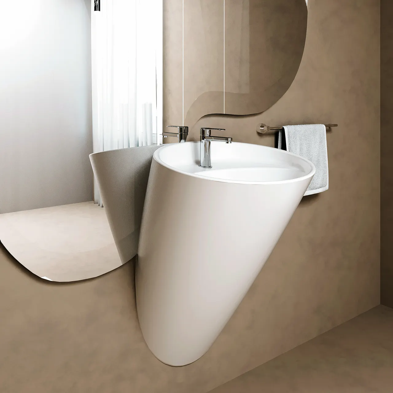 Товар: Раковина Ambassador Queen 116T20102 (535*465*765) БЕЛАЯ МАТОВАЯ - фото 2 Раковина Ambassador Queen 116T20102 (535*465*765) БЕЛАЯ МАТОВАЯ — фото 2, Раковины