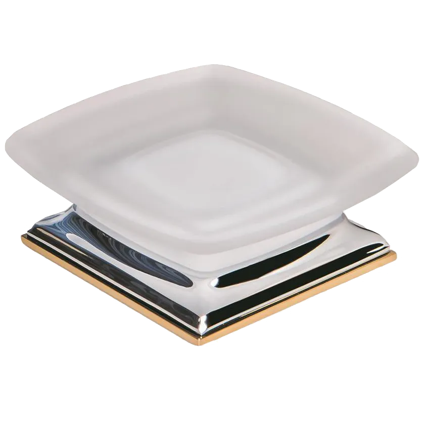 Мыльница COLOMBO DESIGN PORTOFINO B3242.GOLD настольная цвет золото — фото 2, Мыльницы