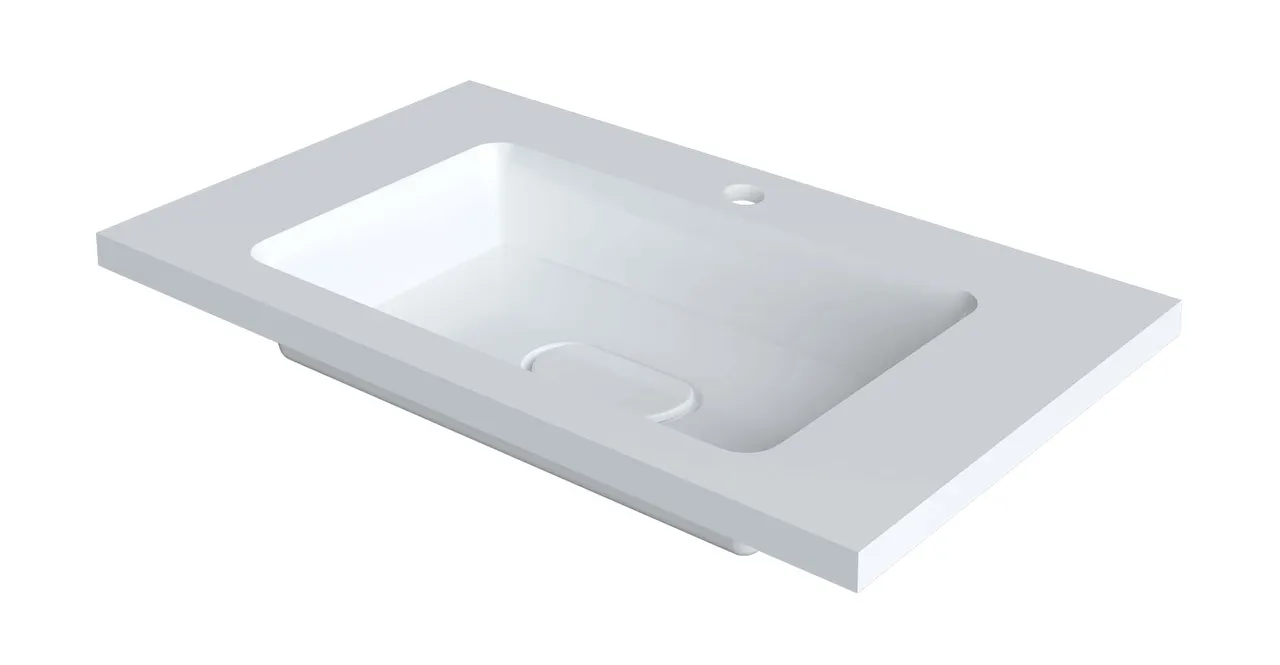 Товар: Раковина мебельная и на столешницу Modul 80 4627173210430 - фото 3 Раковина мебельная и на столешницу Modul 80 4627173210430 — фото 3, Раковины накладные